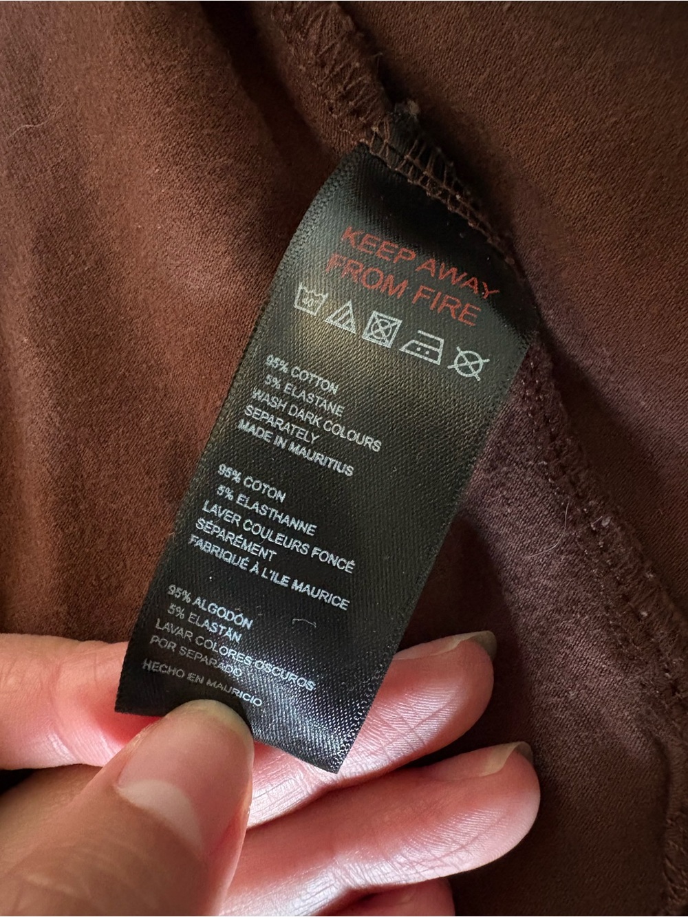 Brown Ballet Wrap Top - Picture 4 of 4